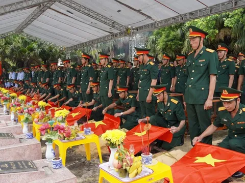 Quảng Bình, Quảng Trị: Truy điệu, an táng 28 hài cốt liệt sĩ hy sinh tại Lào