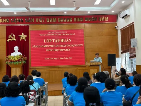 Tập huấn nâng cao kiến thức ứng dụng CNTT trong hoạt động hội