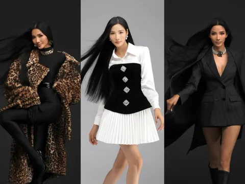 Hoàng Thuỳ biến hoá không giới hạn trong BST mới của Chung Thanh Phong