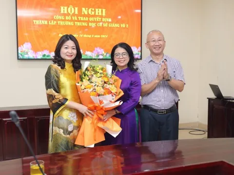 Hà Nội công bố thành lập trường THCS Giảng Võ 2