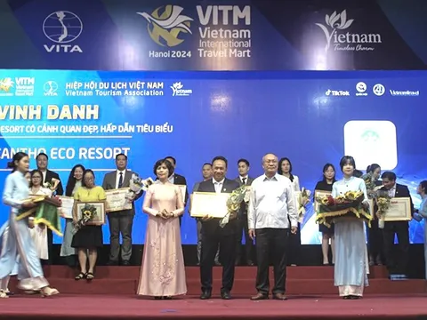 Cantho Eco Resort được công nhận là “Resort có cảnh quan đẹp, hấp dẫn tiêu biểu”
