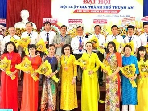 Hội Luật gia Tp.Thuận An tổ chức đại hội lần thứ nhất