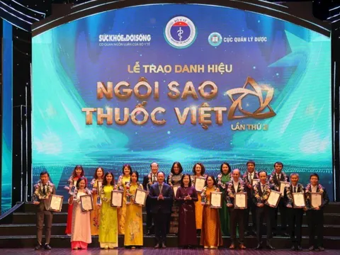 ​ Bộ Y tế trao danh hiệu “Ngôi sao thuốc Việt” lần thứ 2