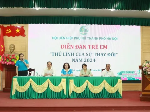 100 học sinh tham gia diễn đàn trẻ em “Thủ lĩnh của sự thay đổi”