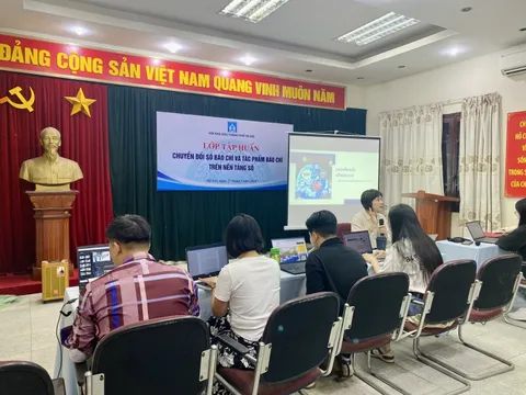 Tập huấn chuyển đổi số báo chí và tác phẩm báo chí trên nền tảng số cho phóng viên báo chí Hà Nội