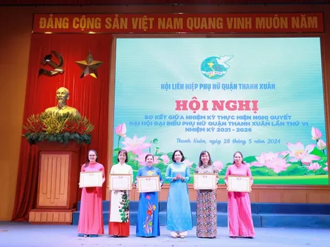 Hội LHPN quận Thanh Xuân: Hoàn thành 100% chỉ tiêu nửa đầu nhiệm kỳ 2021 - 2026