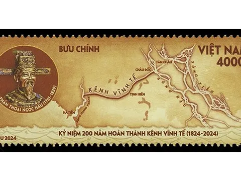 Phát hành bộ tem “Kỷ niệm 200 năm hoàn thành kênh Vĩnh Tế”