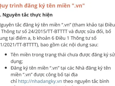 Phổ cập tên miền “.vn” để thúc đẩy phát triển kinh tế số, xã hội số