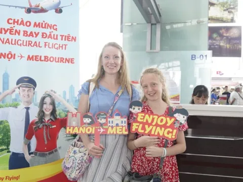 Vietjet khai trương đường bay kết nối Melbourne-Hà Nội