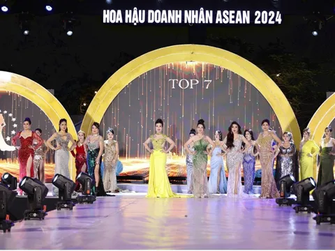 Doanh nhân Nghiêm Thị Huệ giành vương miện Hoa hậu Doanh nhân Asean 2024
