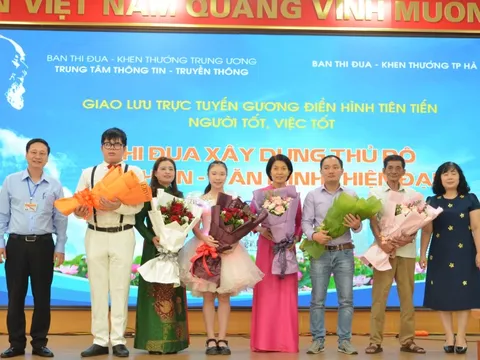 Giao lưu “Thi đua xây dựng Thủ đô văn hiến - văn minh - hiện đại”