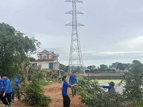 Tuổi trẻ Nghệ An tiếp sức thi công công trình đường điện 500kV