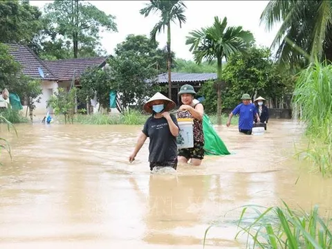 Công an các đơn vị, địa phương tập trung khắc phục hậu quả mưa lũ tại miền núi, trung du Bắc Bộ