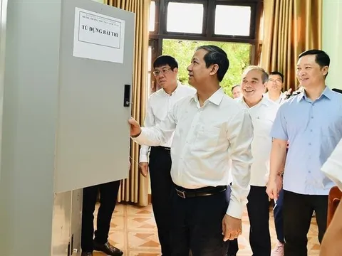 Thi tốt nghiệp THPT: Tăng cường an ninh tại các điểm thi gần nhà dân