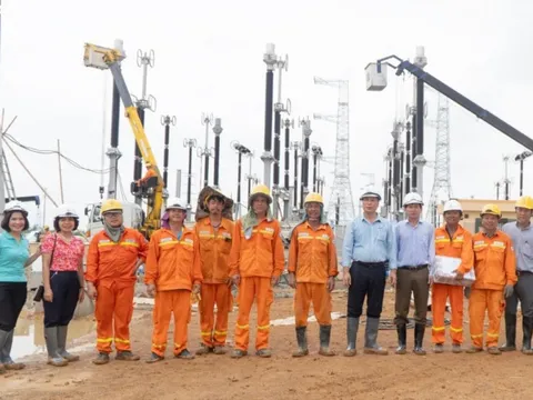 Tăng tốc,phấn đấu hoàn thành đóng điện TBA 500kV Thanh Hóa vào ngày 22/6