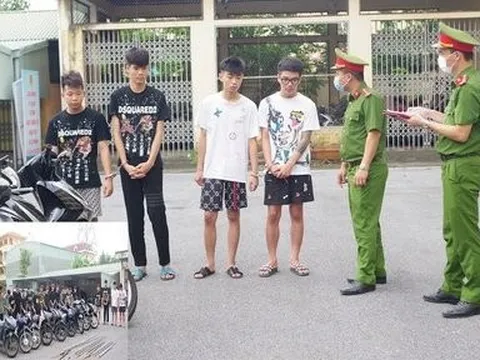 Khởi tố 21 thanh, thiếu niên vác hung khí gây náo loạn đường phố