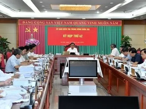 Kết luận kỳ họp thứ 42 của Ủy ban Kiểm tra Trung ương