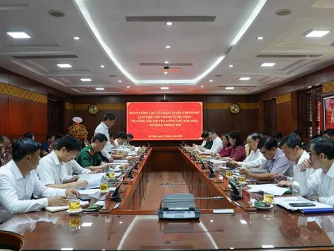 Ban Cơ yếu Chính phủ làm việc với Đà Nẵng về công tác bảo mật và an toàn thông tin