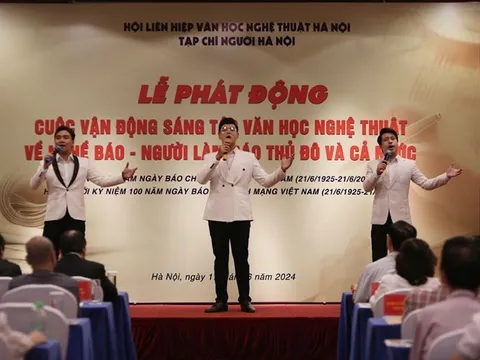 Phát động Cuộc vận động sáng tác văn học nghệ thuật về Nghề báo