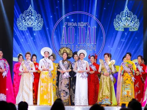 Hoa hậu Áo dài Phu nhân toàn châu Âu thuộc về người đẹp đến từ Anh và Ba Lan