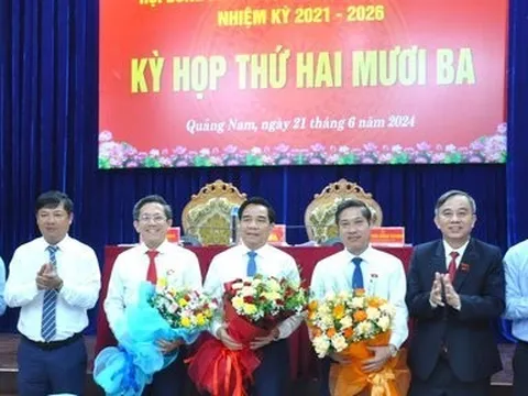 Quảng Nam bầu Chủ tịch và 2 Phó chủ tịch UBND tỉnh