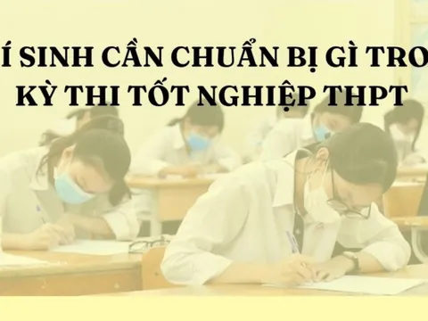 [Infographic] Thi tốt nghiệp THPT: Những điều thí sinh cần lưu ý trước ngày thi