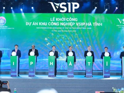 VSIP Hà Tĩnh 'làm tổ' đón doanh nghiệp xanh, sạch, công nghệ cao