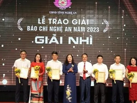 Đời sống & Pháp luật giành giải Nhì, Giải báo chí tỉnh Nghệ An 2023