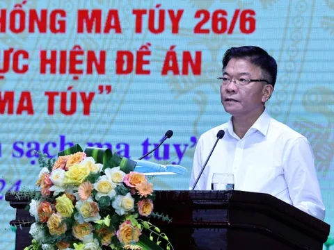 "Chúng ta sẽ đoàn kết một lòng đẩy lùi hiểm họa ma túy ra khỏi đời sống xã hội"