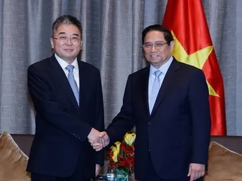 Thủ tướng Phạm Minh Chính tiếp lãnh đạo các tập đoàn hàng đầu Trung Quốc