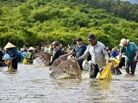 Độc đáo lễ hội đánh cá truyền thống lớn nhất miền Trung