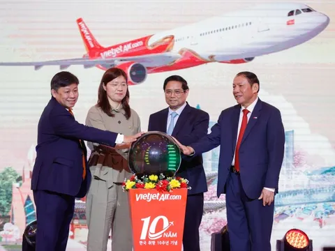 Vietjet công bố đường bay mới tới Hàn Quốc
