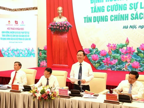Tăng cường sự lãnh đạo của Đảng với tín dụng chính sách trong bối cảnh mới