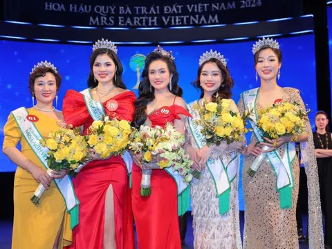 Người đẹp Hà Thành đăng quang Mrs Earth Việt Nam 2024