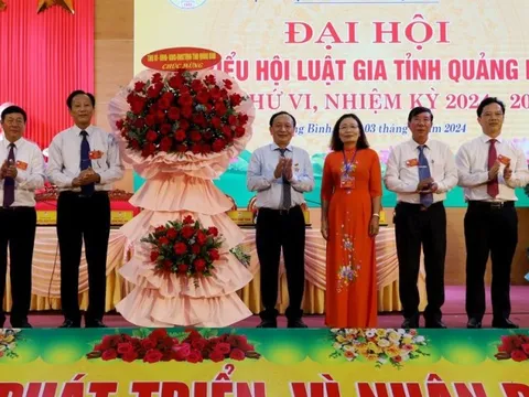 Đại hội đại biểu Hội Luật gia tỉnh Quảng Bình nhiệm kỳ 2024 - 2029