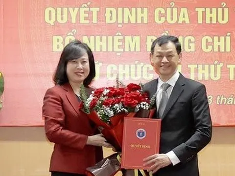 Công bố quyết định của Thủ tướng bổ nhiệm Thứ trưởng Bộ Y tế