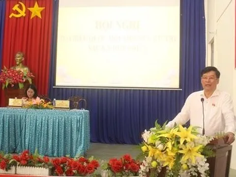 Đoàn ĐBQH tỉnh Bình Dương tiếp xúc cử tri sau Kỳ họp thứ 7