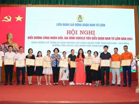 Quận Nam Từ Liêm biểu dương 88 gia đình công nhân, viên chức, lao động tiêu biểu