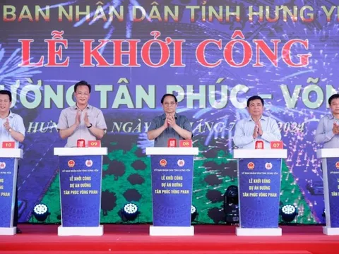 Khởi công tuyến “trục xương sống” thứ 3 của Hưng Yên gần 3.000 tỷ đồng