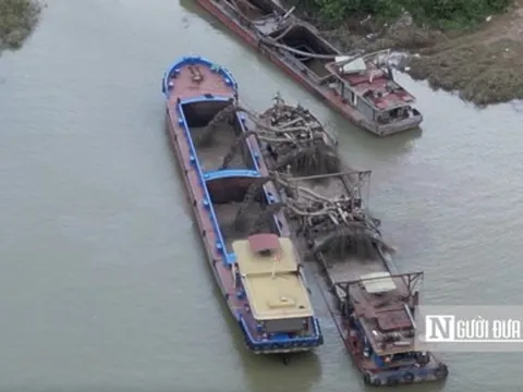 "Chảy máu” tài nguyên tại Hà Nội: Dấu hiệu cát tặc lộng hành