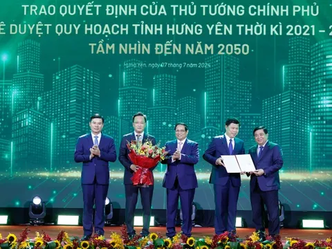 Thủ tướng kỳ vọng Hưng Yên phát triển vào nhóm dẫn đầu cả nước, góp phần làm nên 'kỳ tích sông Hồng'