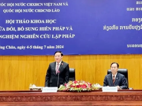 Thúc đẩy hợp tác về nghiên cứu lập pháp giữa Việt Nam và Lào