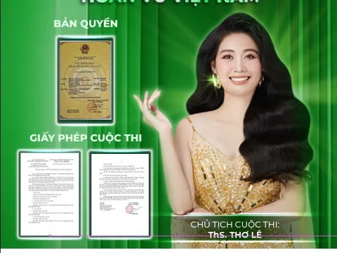 Hoa hậu Ths. Lê Thị Thơ làm chủ tịch cuộc thi Hoa hậu Doanh nhân Hoàn vũ Việt Nam 2024