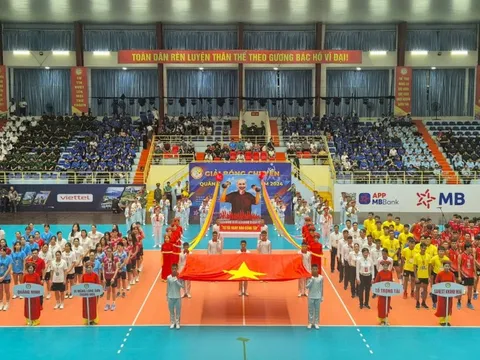 Khai mạc Giải bóng chuyền Quân đội mở rộng năm 2024