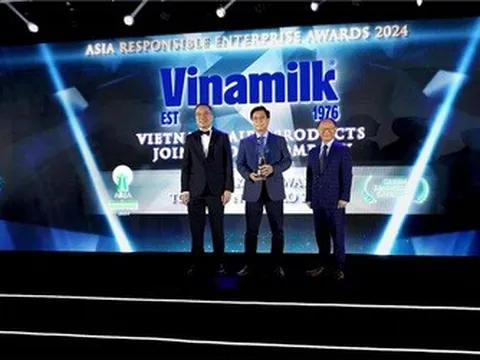 Vinamilk được vinh danh tại giải thưởng doanh nghiệp trách nhiệm châu Á