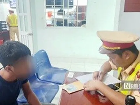 Bình Phước: CSGT phát hiện tài xế sử dụng chất ma túy khi lái xe