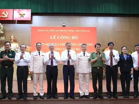 Công bố quyết định bổ nhiệm hai Thứ trưởng Bộ Công an