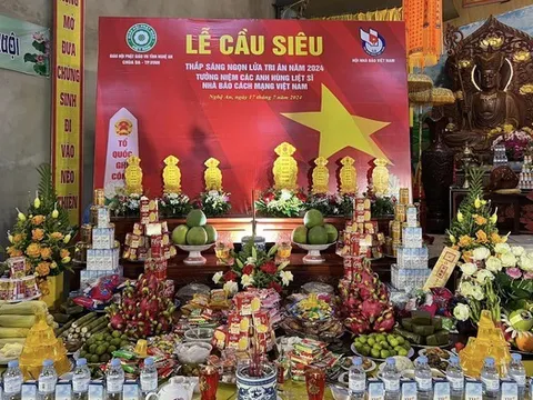 Thắp sáng ngọn lửa tri ân liệt sĩ nhà báo cách mạng Việt Nam