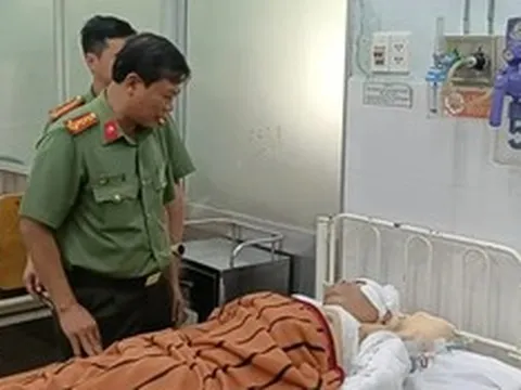 Bình Phước: Đại úy công an bị chém đã qua cơn nguy kịch