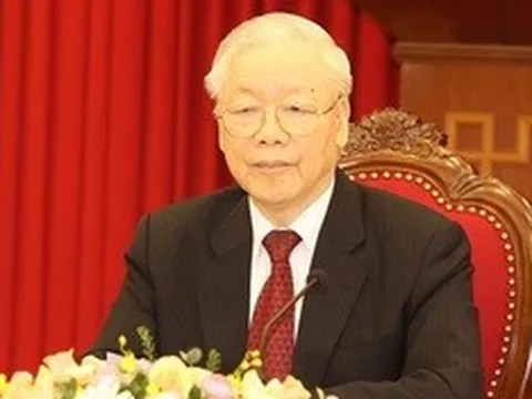 Công bố Quyết định và trao Huân chương Sao Vàng cho Tổng Bí thư Nguyễn Phú Trọng